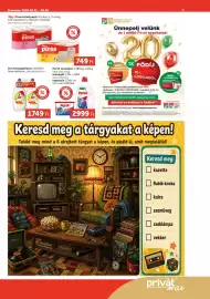 PRIVÁT akciós újság hét 34 Oldal 7: Persil mosópor €2.999,00, Cba piros tolettpapir €749,00