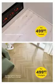 Right Price Tiles kundeavis Side 17: Holz Eik Sjøstrand 1-Stav Parkett, Vinyl Herringbone Johannes Oak med integrert underlag