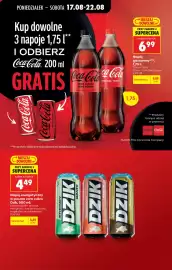 Biedronka gazetka tydzień 34 Strona 13: Napój energetyczny w puszce zero cukru Dzik, 500 ml €4,49