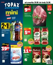 Topaz Express gazetka tydzień 34 Strona 1: Szynka Topaz €9,99