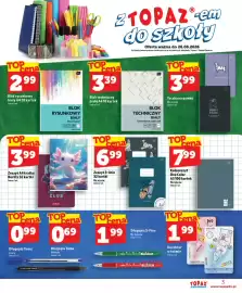 Topaz Express gazetka tydzień 34 Strona 3: Blok rysunkowy €2,99, Kołozeszyt One €7,99