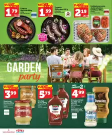 Topaz Express gazetka tydzień 34 Strona 4: Musztarda Develey €3,99, Karkówka Sokołów €2,19