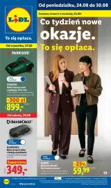 Lidl gazetka tydzień 35 Strona 1: PARKSIDE Robot koszący smart z aplikacją, 20 V, 4 Ah €899,00