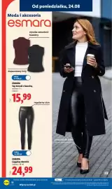 Lidl gazetka tydzień 35 Strona 12: ESMARA Legginsy damskie €24,99