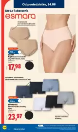 Lidl gazetka tydzień 35 Strona 18: ESMARA Majtki bezszwowe damskie z wysokim stanem, 2 pary €17,98