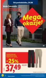 Lidl gazetka tydzień 35 Strona 2: ESMARA/ESMARA MEN Spodnie €37,49