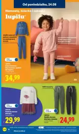 Lidl gazetka tydzień 35 Strona 20: LUPILU Spodnie dresowe dziecięce z bawełny €24,99