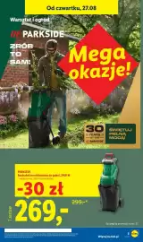 Lidl gazetka tydzień 35 Strona 3: PARKSIDE Rozdrabniacz elektryczny do gałęzi, 2400 W €269,00