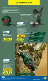 Lidl gazetka tydzień 35 Strona 39: PARKSIDE Elektryczne urządzenie do ostrzenia łańcuchów PEKGS 85 F4, 85 W €99,00