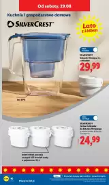 Lidl gazetka tydzień 35 Strona 46: SILVERCREST Zestaw 3 wkładów do dzbanka filtrującego €24,99