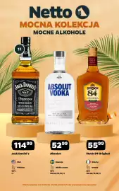 Netto gazetka | Alkohole Strona 1: ABSOLUT €52,99, Stock 84 Original €55,99