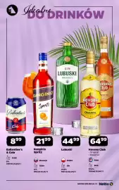 Netto gazetka | Alkohole Strona 5: Lubuski €44,99, Ballantine's Cola €8,99