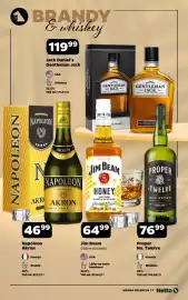 Netto gazetka | Alkohole Strona 7: Napoleon Akron €46,99, Jack Daniel’s Gentleman Jack €119,99