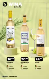 Netto gazetka | Alkohole Strona 8: Wino białe półsłodkie Portada €24,99, Wino białe półwytrawne Ponte Portugal Tejo €20,99