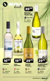 Netto gazetka | Alkohole Strona 9: Wino białe The Wine Stones Marlborough Sauvignon Blanc €29,99, Wino białe Talamanca €16,99