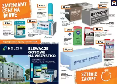 Bricoman gazetka Strona 2: Zaprawa klejąca do styropianu i siatki 627 TectorTherm €25,80, Siatka podtynkowa TectorTherm €3,70