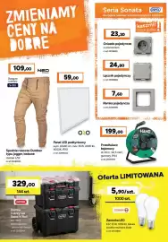 Bricoman gazetka Strona 6: Panel LED podtynkowy ORO €59,00, Przedłużacz bębnowy HAND €199,00