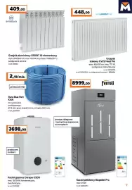 Bricoman gazetka Strona 7: Grzejnik aluminiowy G500F, 10-elementowy €409,00, Rura Blue Pert KAN €2,19