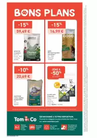 Catalogue Tom&Co page 6: CHATOUNE Litière végétale biodégradable €20,69, VERSELE-LAGA OPTI LIFE €98,99