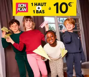 Catalogue DistriCenter semaine 33 page 5: 1 haut + 1 bas €10,00