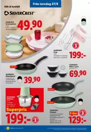 Lidl reklamblad vecka 35 Sida 20: SILVERCREST Multimixer €199,00, SILVERCREST Elvisp €199,00