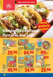 Lidl reklamblad vecka 35 Sida 8: FOOD FESTIVAL Pommes frites €34,90, FOOD FESTIVAL Snacks i mexikansk stil €49,90