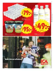 ICA Supermarket reklamblad vecka 34 Sida 12: Värmeljus €79,00, Glass €95,00