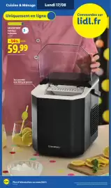 Catalogue Lidl | Les Exclus Web de la semaine page 6: Silvercrest fabrique à glaçons €59,99