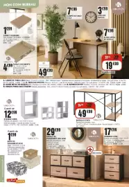 Catalogue La Foir'Fouille semaine 34 page 2: KOKOON BOÎTE DE RANGEMENT DÉCO €1,99, Kokoon bureau esther €49,99