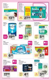 Bipa Flugblatt Seite 5: Dr. Beckmann Waschmittelblätter €5,09, Zewa Toilettenpapier Simply Soft €6,49