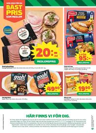 Coop Konsum reklamblad vecka 34 Sida 8: Smörgåspålägg €20,00, Fish & Crisp €95,00