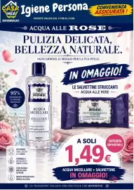 Volantino A Casa Mia Pagina 12: Acqua alle Rose Acqua Micellare €1,49