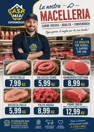 Volantino A Casa Mia Pagina 6: Primo taglio €12,99, Bistecca pollo €5,99