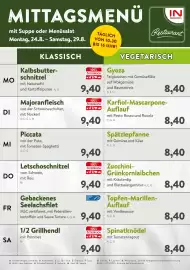 Interspar Restaurant Flugblatt woche 35 Seite 1