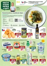 Billa leták týden 34 Strana 12: Česká Farma brambory rané €9,90, Activia kefír €19,90