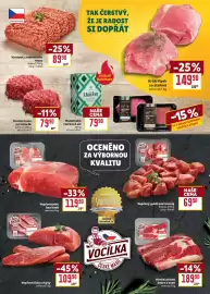 Billa leták týden 34 Strana 3: Česká potravina výrobek z mělněného masa €89,90, Hovězí maso na tatarák €79,90