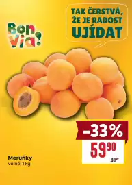 Billa leták týden 34 Strana 6: Bon Via! Meruňky €59,90
