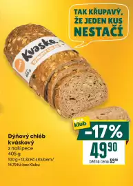 Billa leták týden 34 Strana 7: Kvasko dýňový chléb €49,90