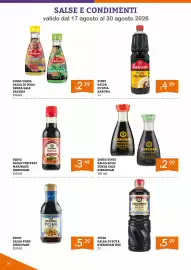 Volantino Zona Pagina 14: Salsa teriyaki marinade Kikkoman €3,49, Salsa soia senza sale Kikkoman €2,99