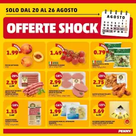 Volantino PENNY settimana 34 Pagina 2: Pesche Nettarine €1,99, Salsiccia di tacchino pollo e suino sapor di cascina €2,39