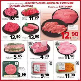 Volantino Todis Pagina 11: Coscia di tacchino €4,90, Hamburger di scottona €13,90