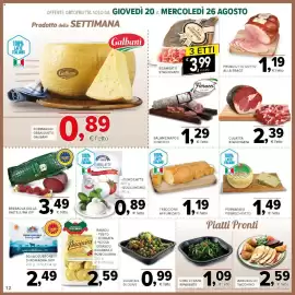 Volantino Todis Pagina 12: Salame Napoli Fiorucci €1,29, Fiordilatte Cuomo €0,89