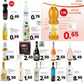 Volantino Todis Pagina 19: Cola zero Springer €0,49, Valdobbiadene Prosecco Superiore €5,99