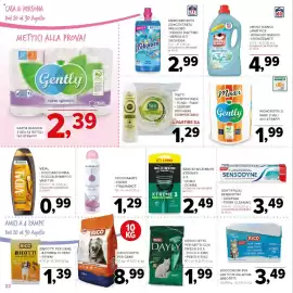 Volantino Todis Pagina 22: Piatti compostabili Welt €1,29, Rico Dayly crocchette per gatto €1,99