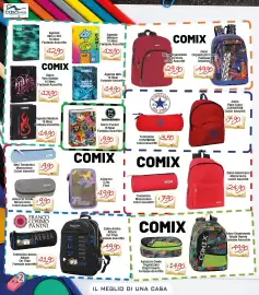 Volantino Bernava Pagina 2: Astuccio Ovale Organizzato Bright Hearts €14,90, Agenda Medium COMIX €14,90
