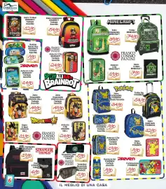 Volantino Bernava Pagina 6: Zaino Organizzato Brainrot €54,90, Astuccio 3 Zip POKÉMON Fantasie Assortite €19,90