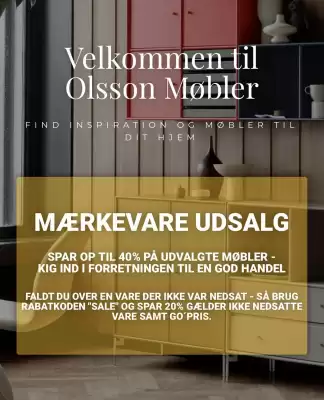 Olsson Møbler (gælder indtil 23-08)