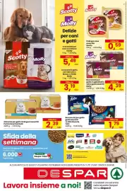 Volantino Despar Pagina 16: Bocconcini per gatto gusti assortiti Le Ghiottonerie Felix €1,79