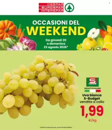 Volantino Despar Pagina 1: Uva bianca S-Budget €1,99