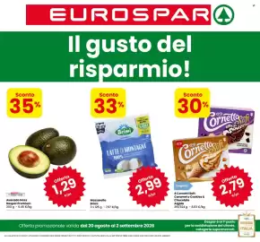 Volantino Eurospar Pagina 1: Mozzarella €2,99, Avocado Hass Despar Premium €1,29